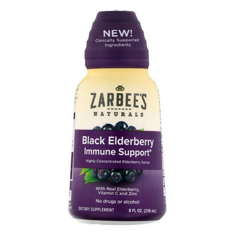 Zarbees, Zarbee's Naturals Black Elderberry Immune Support Syrup, 8 Oz