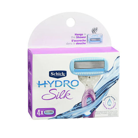 Schick, Hydro Silk Cartridges, 4 Count