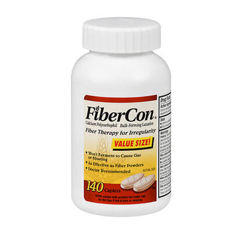 Bronkaid, Fibercon Bulk & Forming Laxative, 140 Caplets