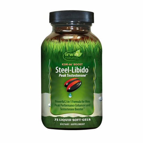 Irwin Naturals, Steel-Libido, 75 Softgels