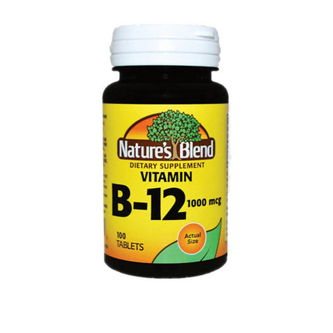 National Vitamin Co Inc, Vitamin B-12 Cyanocobalamin, 1,000 mcg, 100 Tabs