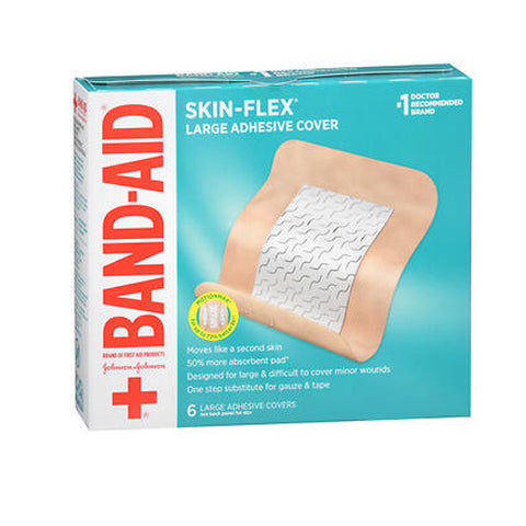 Band-Aid, Skin-Flex Large Adhesive Cover, 6 Count