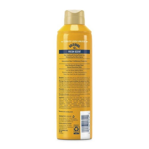 Gold Bond, No Mess Body Powder Spray Fresh, 7 Oz Gold Bond