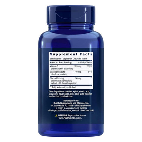 Life Extension, 5 Day Elderberry Immune Berry Flavor, 40 Tabs