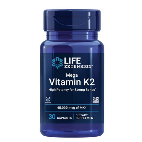 Life Extension, Mega Vitamin K2, 45000 mcg (45 mg), 30 Caps