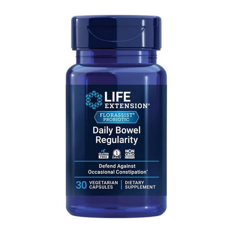 Life Extension, Florassist Daily Bowel Regularity, 30 Caps
