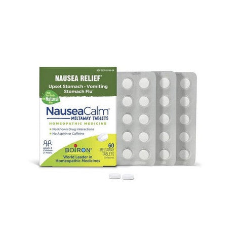 Boiron, NauseaCalm Tablets Nausea Relief-Upsets Stomach-Stomach Flu, 60 Tabs Boiron