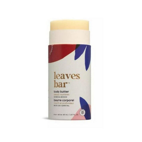 Attitude, Leaves Bar Body Butter Sandalwood, 3 Oz