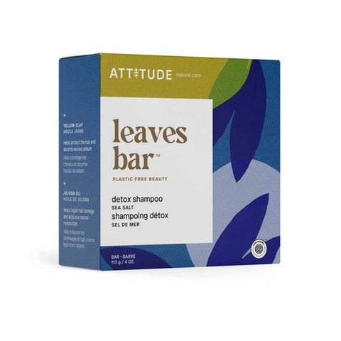 Leaves Bar Detox Shampoo Sea Salt 4 Oz by Attitude
