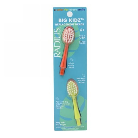Radius, Replacement Heads Forever Big Kidz, 2 Count