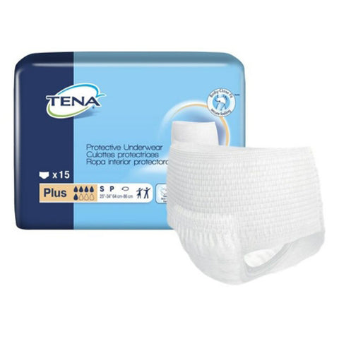 Tena, Plus Absorbent Underwear Extra Extra Large, Count of 12