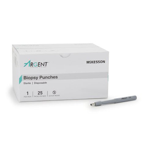 McKesson, Argent Disposable Biopsy Punches 3.0 mm, Box Of 25