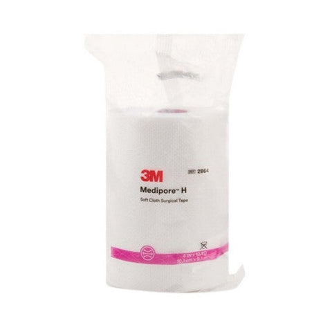 3M, Medipore H Cloth Medical Tape 4 Inch x 10 Yard White, 1 Roll 3M