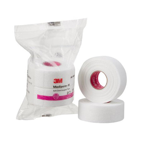 3M, Medipore H Cloth Medical Tape 1 Inch x 10 Yard White, 1 Roll