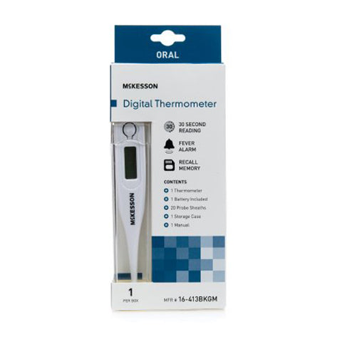McKesson, Digital Oral Thermometer, Box Of 12