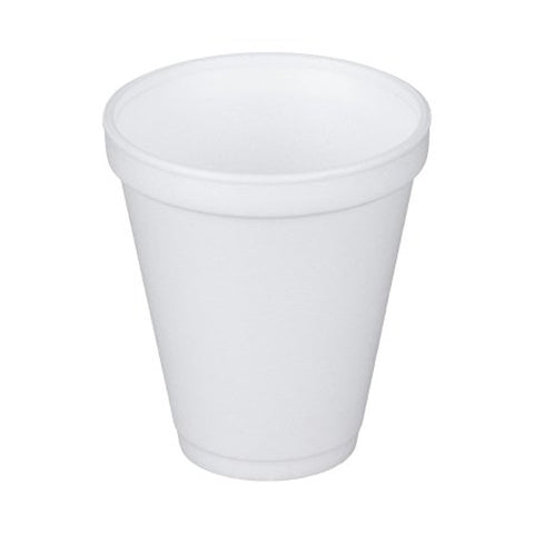 RJ Schinner, Dart Drinking Cup White Styrofoam Disposable, Case Of 40