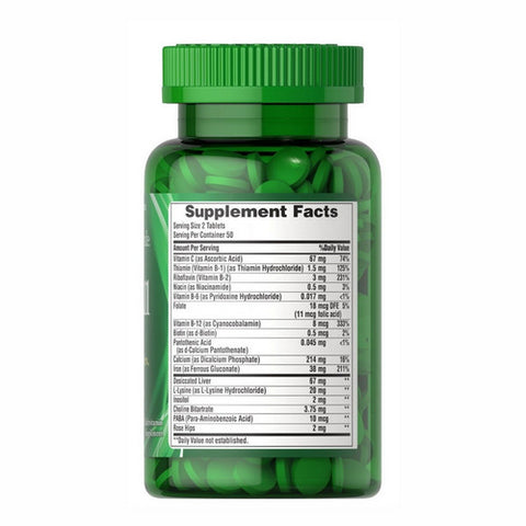 Puritan's Pride, Iron All Iron, 100 Tablets