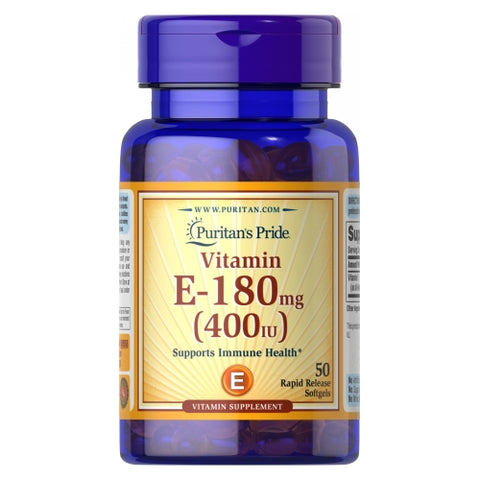 Puritan's Pride, Vitamin E-400 IU, 50 Softgels