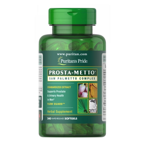 Puritan's Pride, Prosta-Metto Saw Palmetto Complex For Men with Zinc, 240 Softgels