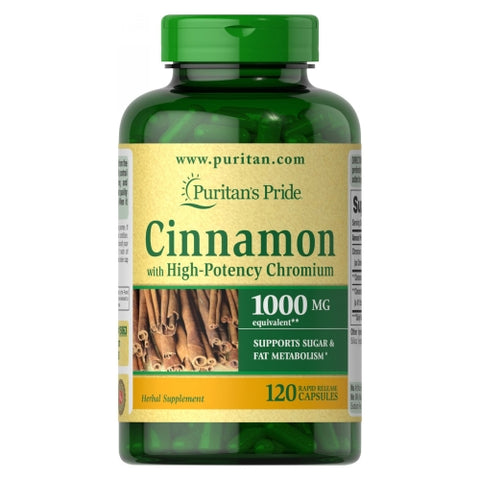 Puritan's Pride, Cinnamon Complex with High Chromium, 100 Caps