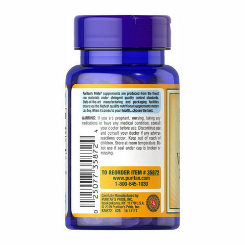 Puritan's Pride, Vitamin D3 250 mcg (10,000 IU), 100 Softgels