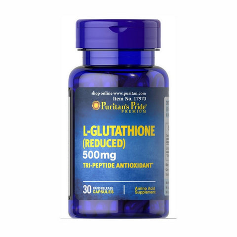 Puritan's Pride, L-Glutathione, 500 mg, 30 Capsules