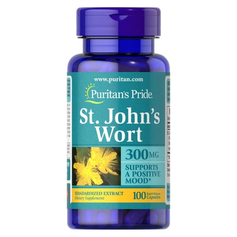Puritan's Pride, St. John's Wort Standardized Extract, 300 mg, 100 Capsules