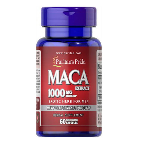 Puritan's Pride, Maca Exotic Herb for Men, 1000 mg, 60 Rapid Release Capsules