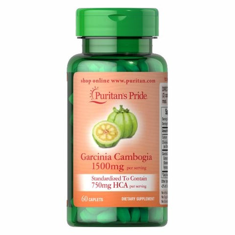 Puritan's Pride, Garcinia Cambogia, 750 mg, 60 Caplets
