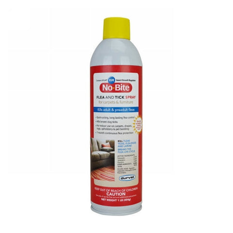 No-Bite IGR Flea and Tick Spray for Carpets & Furniture 1 Lb by Durvet