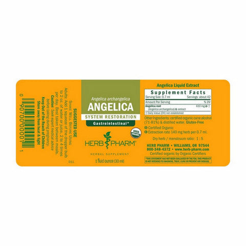 Herb Pharm, Angelica, 1 Oz Herb Pharm