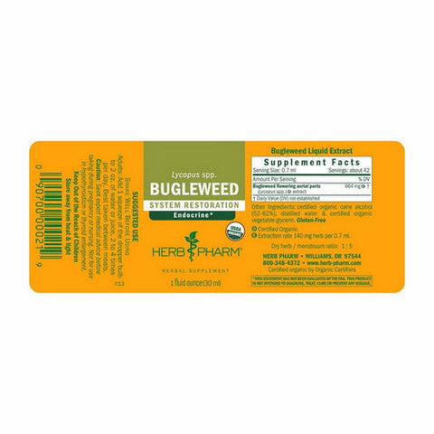 Herb Pharm, Bugleweed, 1 Oz Herb Pharm