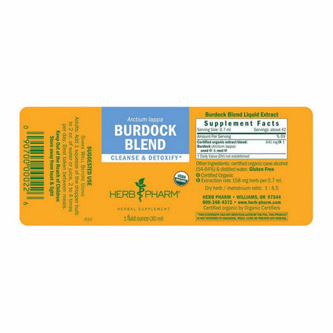 Herb Pharm, Burdock Blend, 1 Oz Herb Pharm
