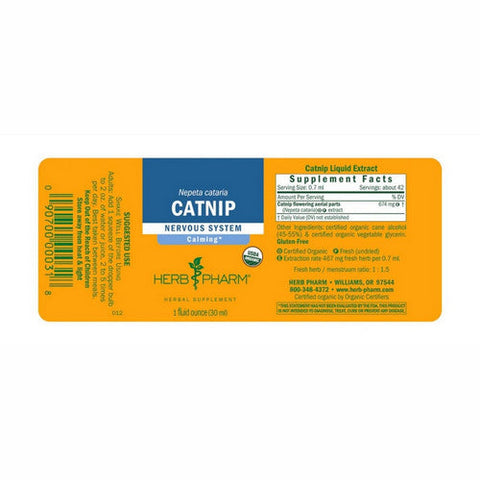 Herb Pharm, Catnip Extract, 1 Oz Herb Pharm