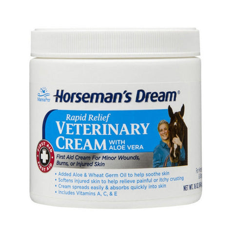 Horseman's Dream Veterinary Cream with Aloe Vera 16 Oz by Corona