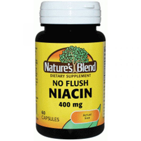 Niacin No Flush 60 Caps by Nature's Blend