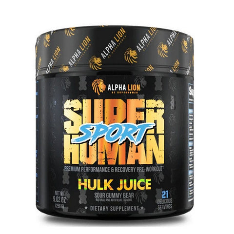 Alpha Lion, Superhuman Sport Hulk Juice Gummy Bear, 21 Servings