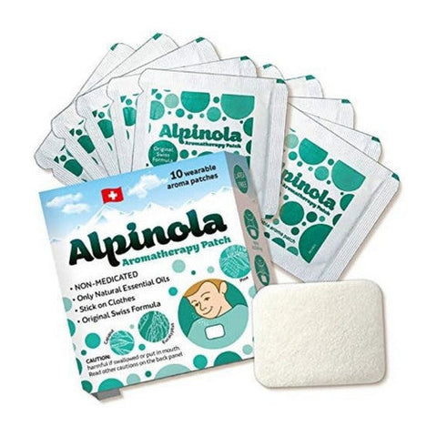 Alpinola, Aromatherapy Patches Essential Oils, 10 Count Alpinola