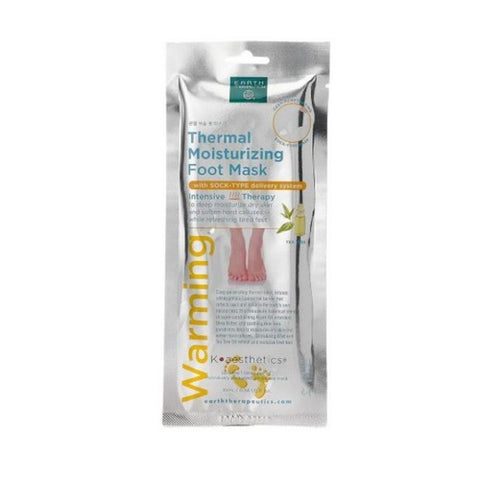 Earth Therapeutics, Thermal Moisturizing Foot Mask, 1 Pair