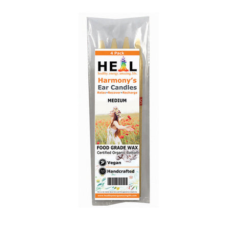 Medium Unscented Ear Candles 4 Count by Harmony