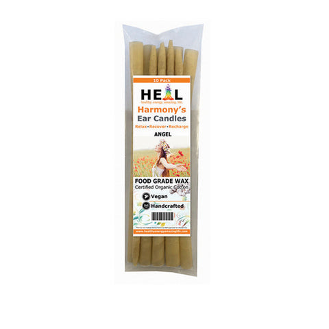 Angel Unscented Ear Candles 10 Count by Harmony