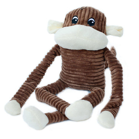 ZippyPaws Spencer the Crinkle Monkey Dog Toy Brown, 1 Each/XL by ZippyPaws