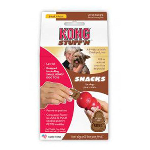 KONG Stuff'N Snacks Dog Treats Liver, 1 Each/SM, 8 Oz by Kong