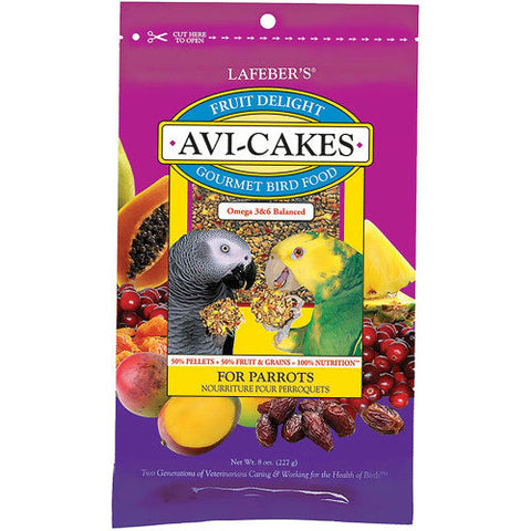 Lafeber Company Fruit Delight Avi-Cakes Parrot Treat 1 Each/8 Oz by Lafeber