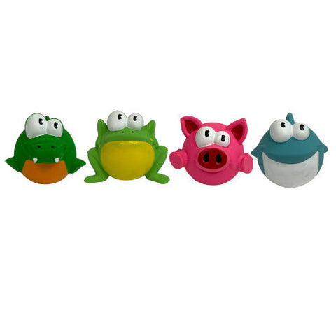 Multipet Lyla Latex Animals Dog Toys Assorted, 1 Each/2.5 in by Multipet