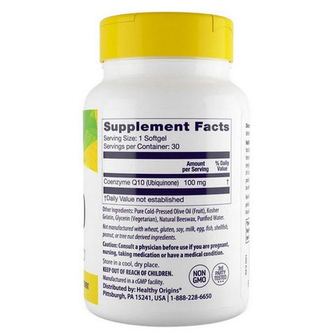 Balance Bar, CoQ10, 100 mg, 30 Softgels