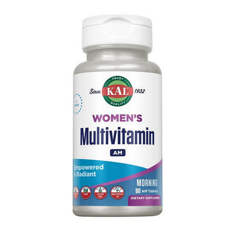 Kal, Women'S Multivitamin Morning And Evening, 2 Pack, 60 Tablets Kal