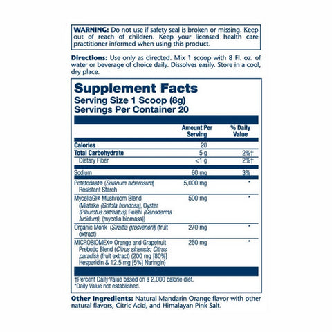 Solaray, Citrus Prebiotic Powder, 5.64 Oz