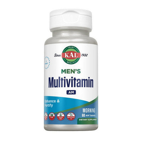 Kal, Multivitamin Am/Pm Men's, 2x60 Caps Kal