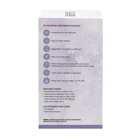 Aura Cacia, Lunar Ultrasonic Diffuser, 1 Count